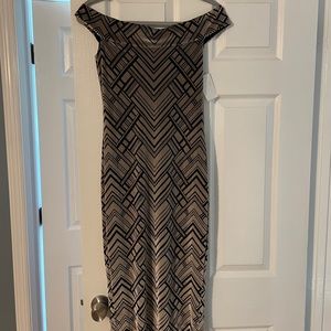 Dress the Population Suede dress